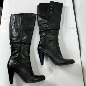 Jessica Simpson Leather Heeled Boots 8